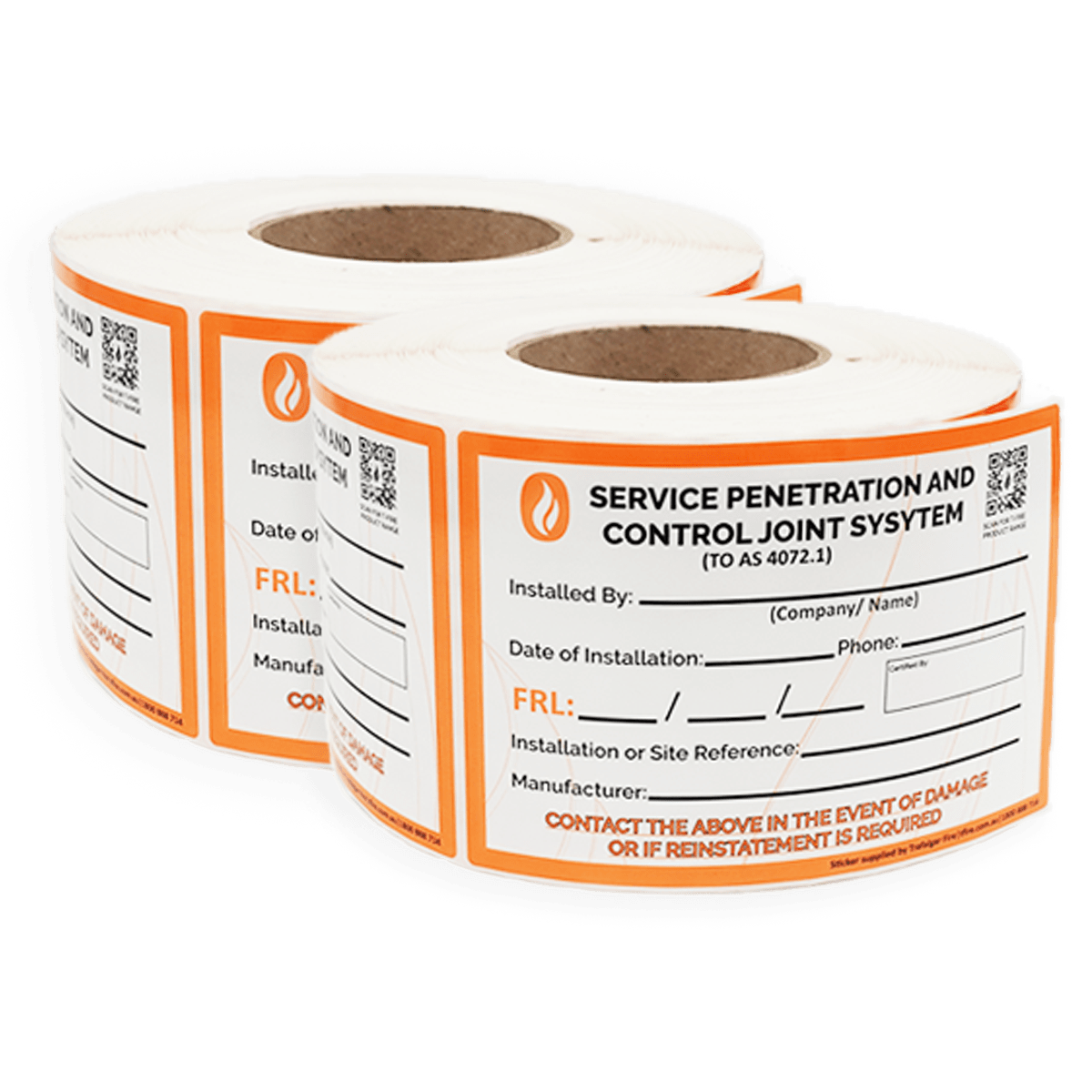 Trafalgar Fire Seal Sticker Trafalgar Fire