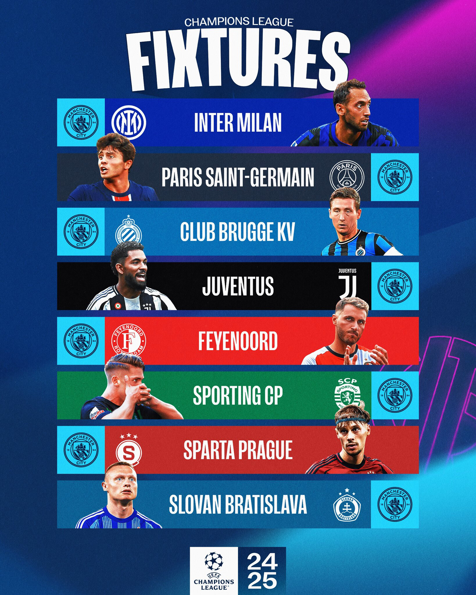 Champions League 2024/2025 Sport TFK Champions League 2024/2025 Sport TFK