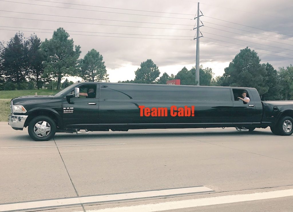Ram HD Dually Limo Bring Your Whole Team to the Game! The Fast Lane