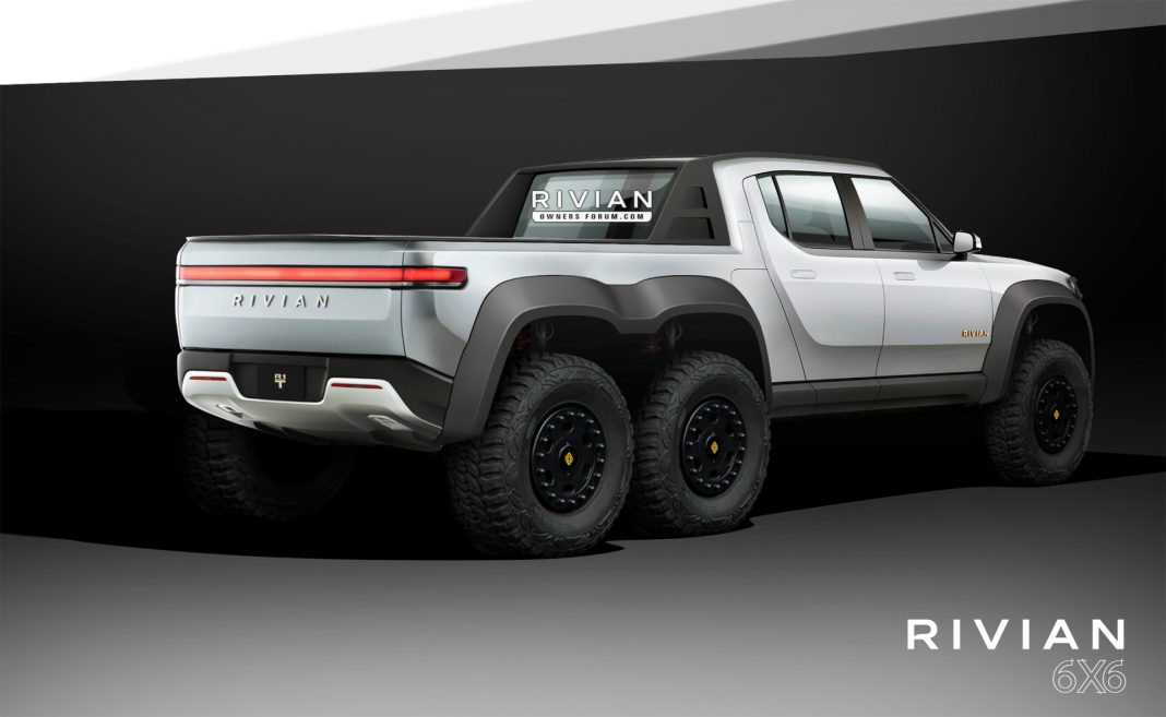 Rivian R1T 6x6! What If They Built a SixWheel Drive AllElectric Off