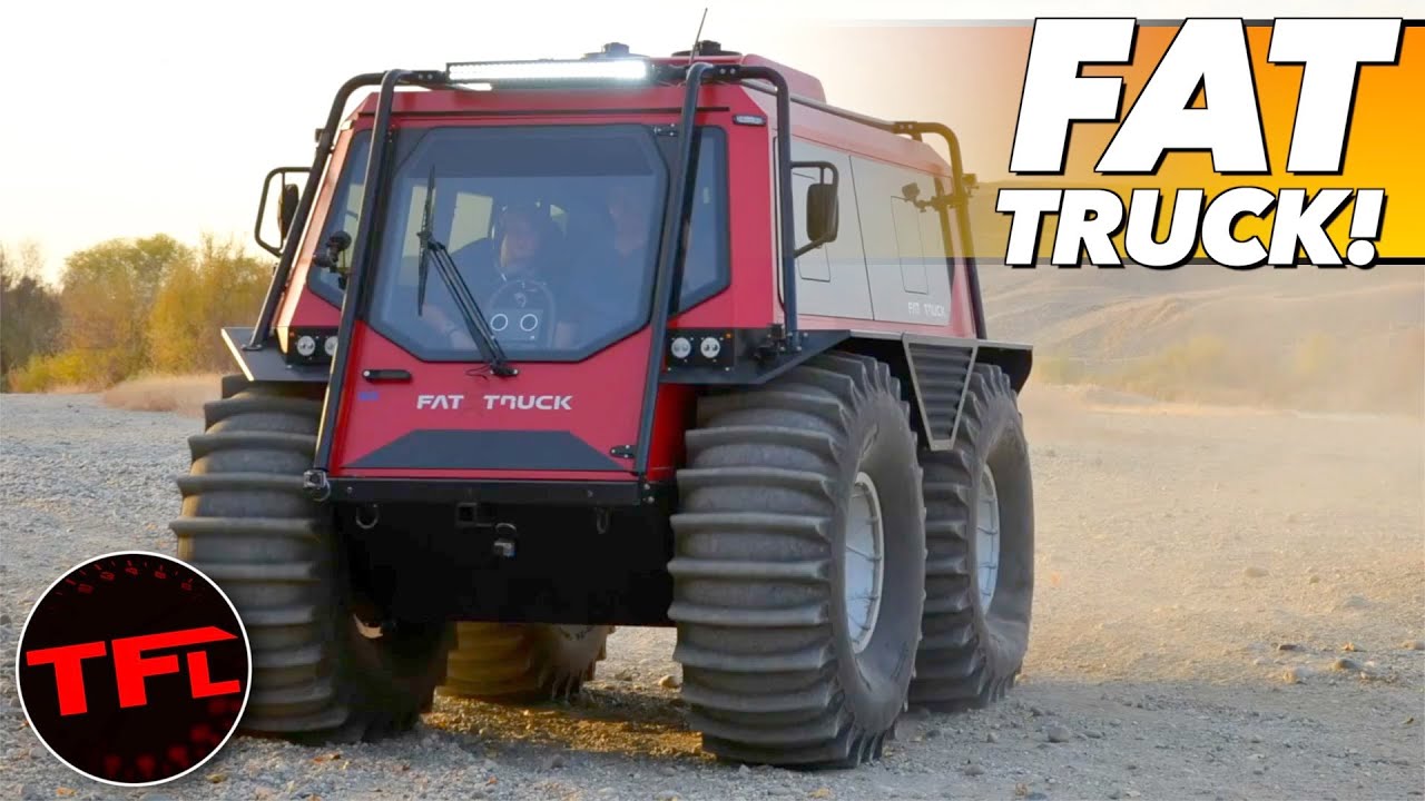 Don't Call It A SHERP! The New Amphibious 4x4 Fat Truck Goes Anywhere
