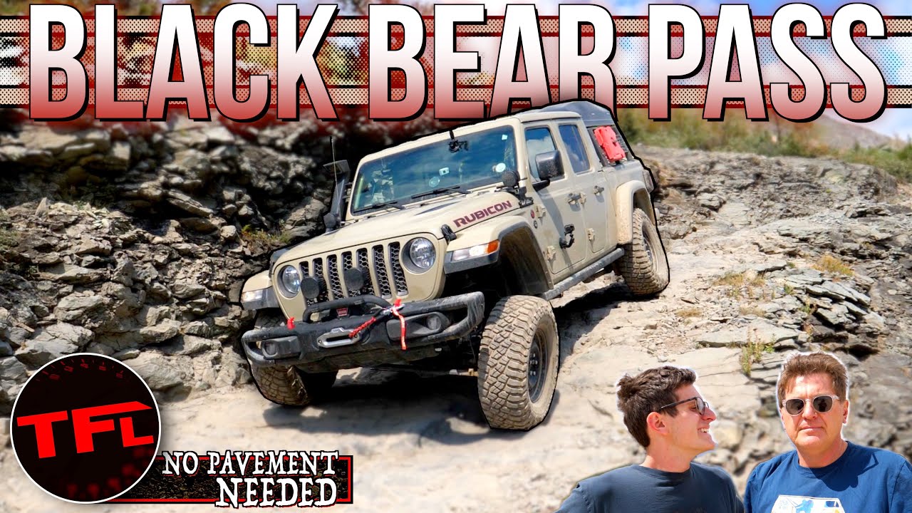1,000 Ft Drop! Can a Long Wheelbase Jeep Gladiator Conquer the Black