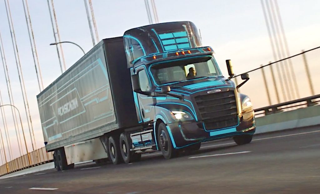 News Freightliner eCascadia and eM2 Electric Big Rigs Get Closer to