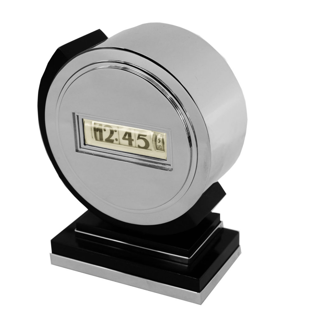 Early Lawson Streamline Art Deco Clock Tftm Melrose