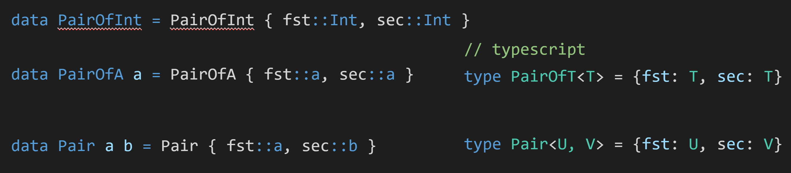 Data Types and Type Classes Tim’s code stuff