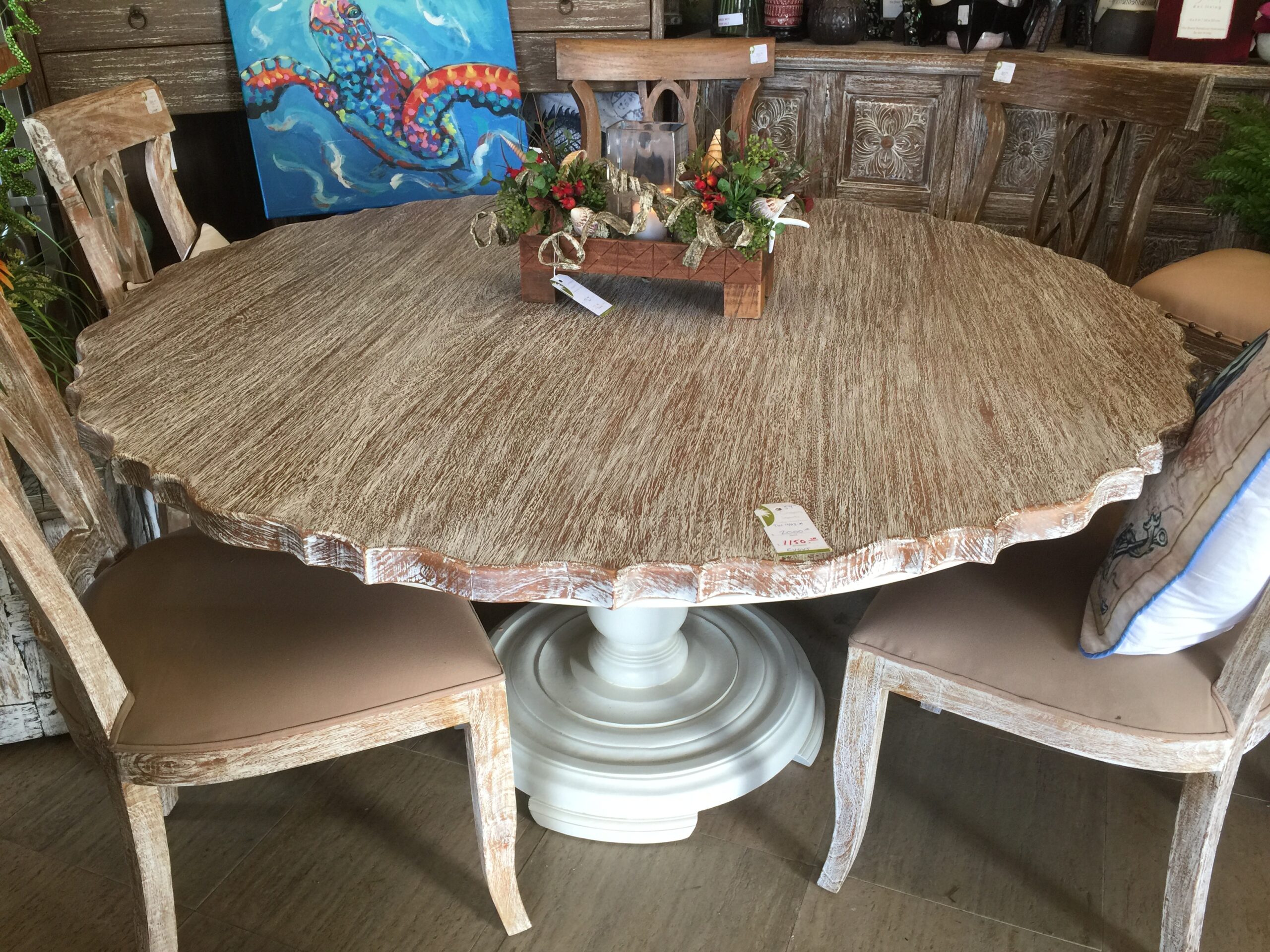 Scallop “Flower” Dining Table T. Gregory Imports