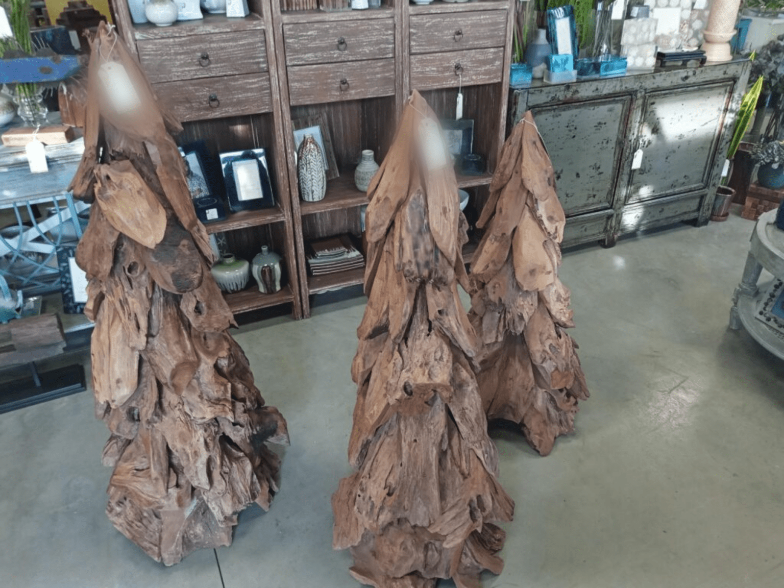 Teak Chunk Tree T. Gregory Imports