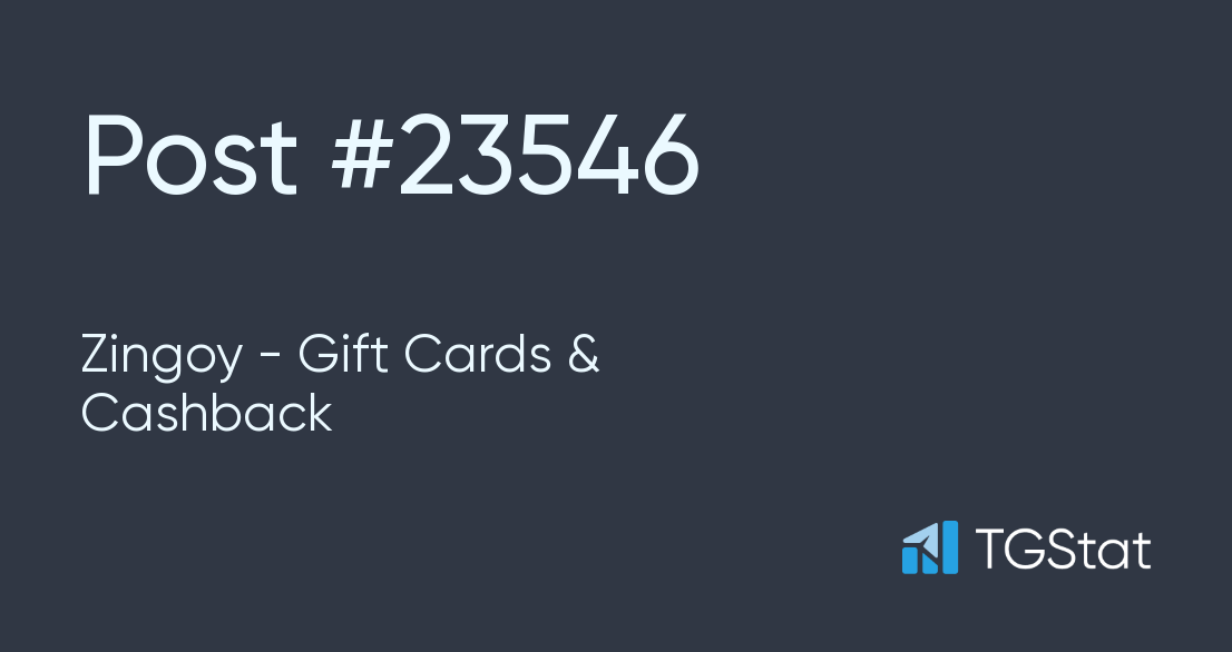 Post 23546 — Zingoy Gift Cards & Cashback (zingoy)