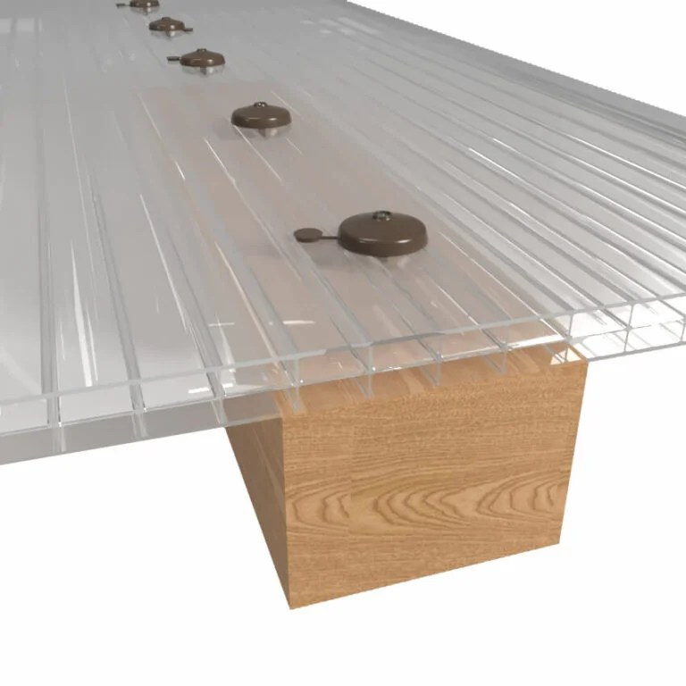 Polycarbonate Fixing Buttons Pack For 635mm Polycarbonate Sheets