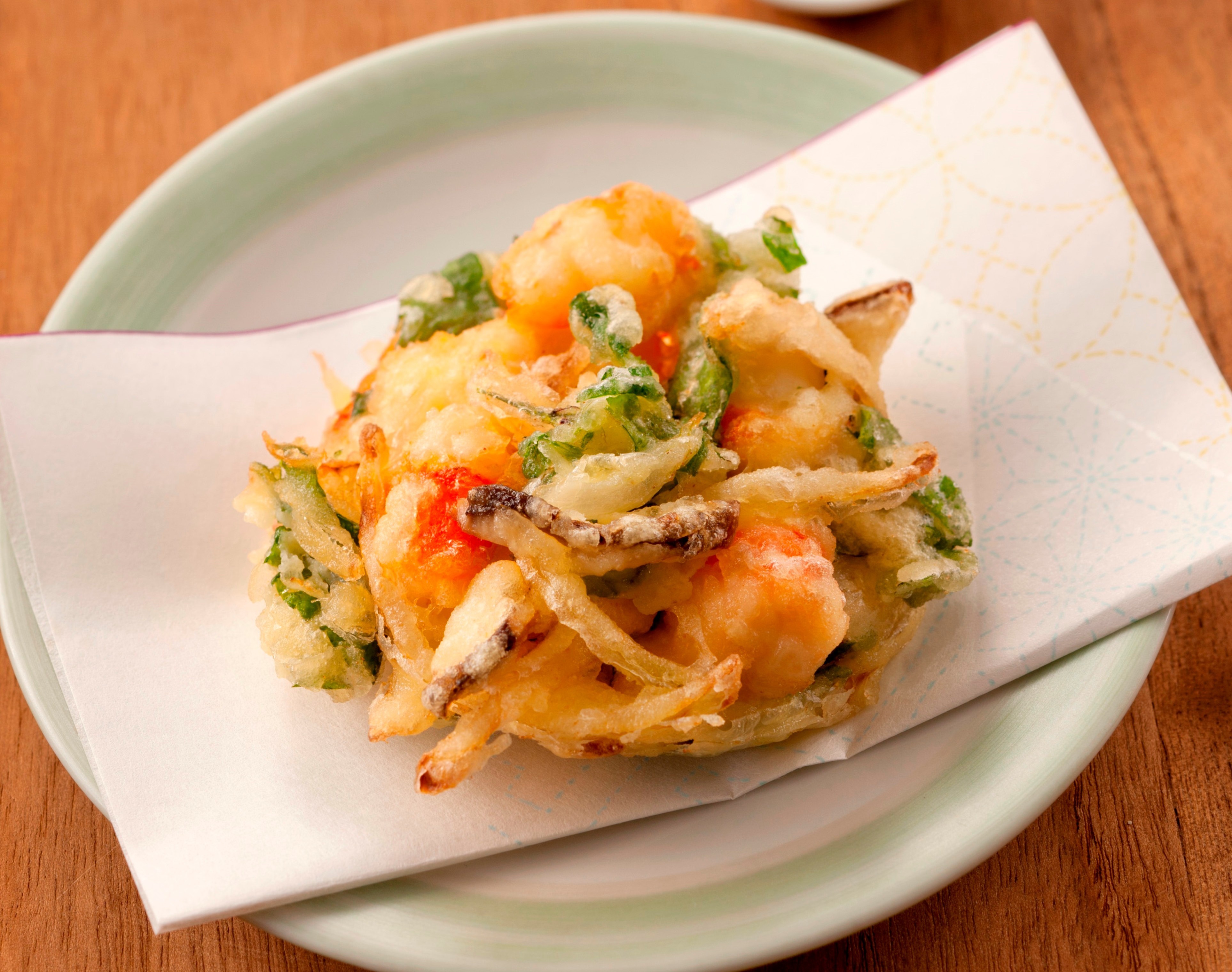 【レシピ】サクサク衣の「海老とモロヘイヤのかき揚げ」 東京ガス ウチコト