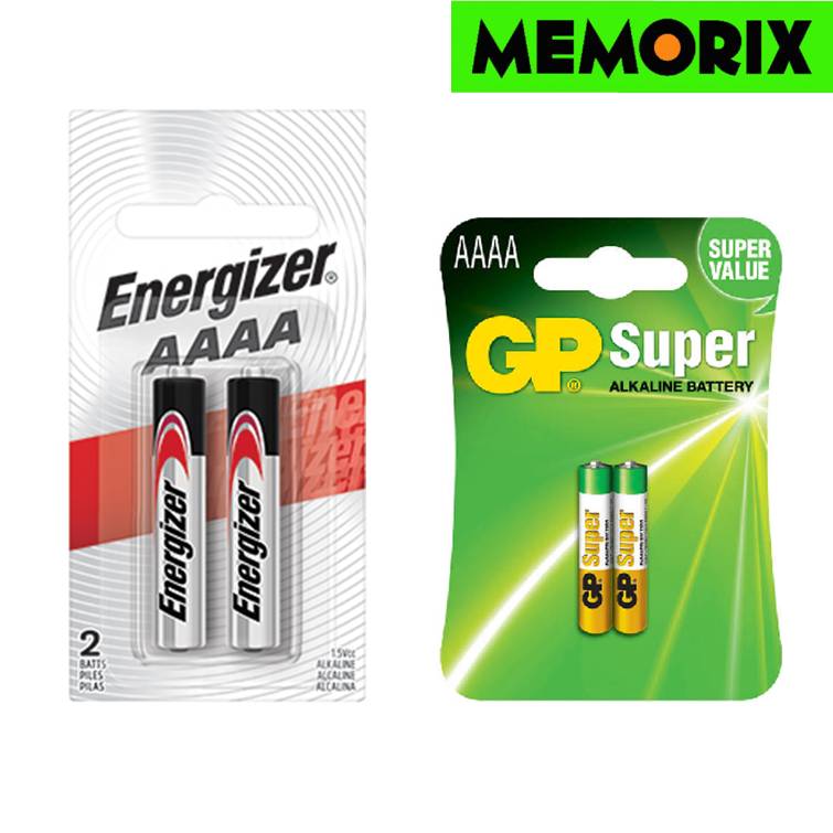 Original ของแท้ 1 แพ็ค = 2 ก้อน Energizer, GP ถ่าน AAAA Alkaline