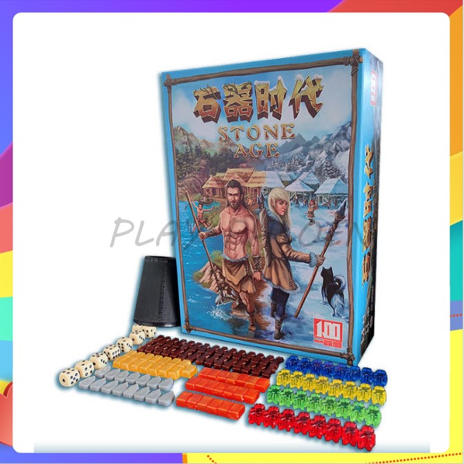 Stone age Board game ( Anniversary edition ) 10th anniversary บอร์ด