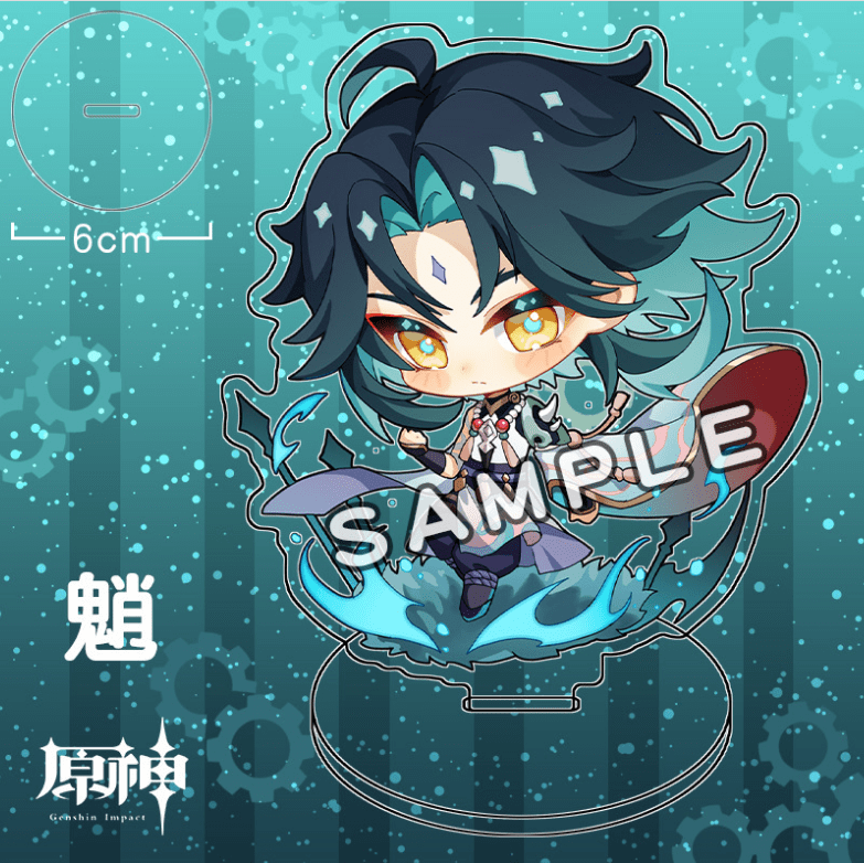 สแตนดี้ตัวละคร เซียว เกมส์ เกนชิน อิมแพค ฟิกเกอร์แสตนด์ Genshin Impact