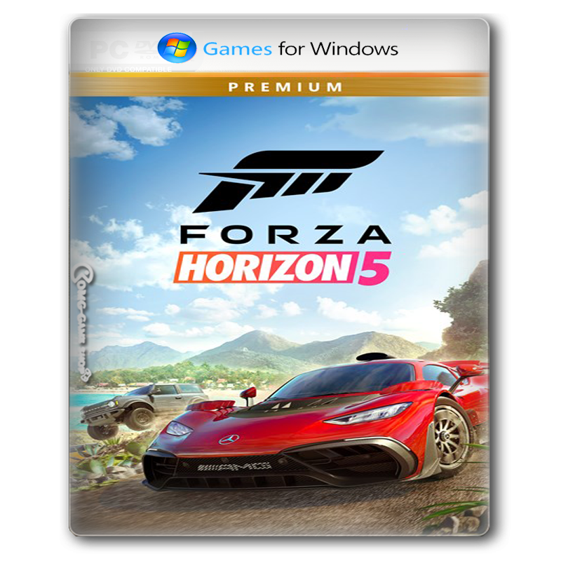 Game Pc 】เกมคอม แบบ USB แฟลชไดร์ฟ สำหรับ Windows【 เกม PC Forza Horizon 5 Premium Edition + 42
