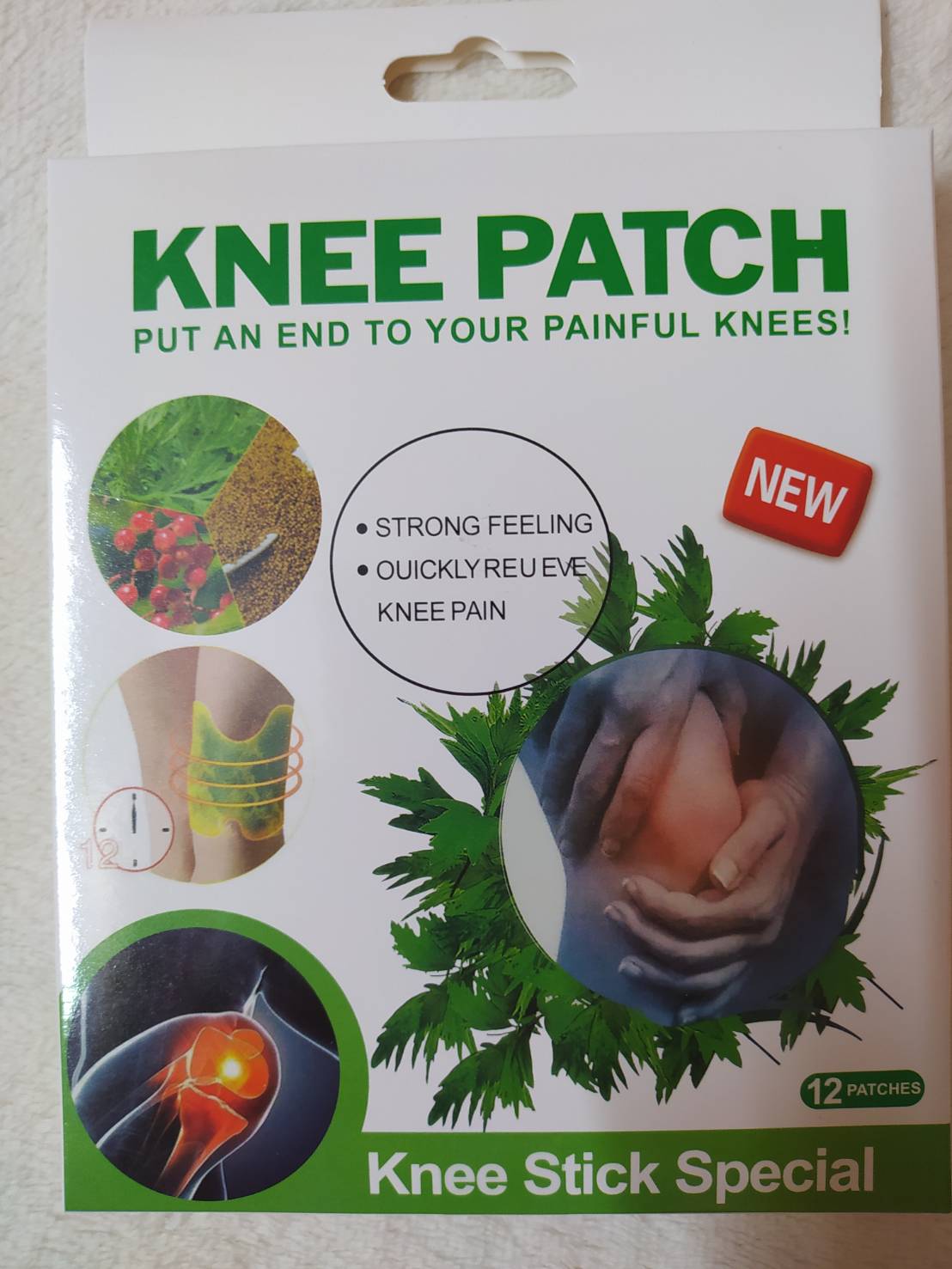 ถูกที่สุด(1กล่อง12ชิ้น) แผ่นแปะ ปวด ข้อต่อ กล้ามเนื้อ เข่า คอ ไหล่ หลัง