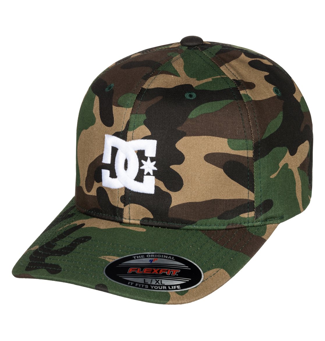 DC Shoes Mens Dc Shoes Cap Star 2 Flexfit Hat 55300096 Baseball Caps