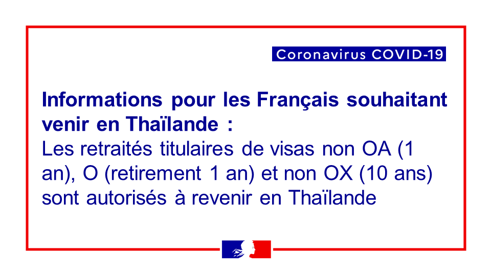 Informations pour les Français souhaitant venir en