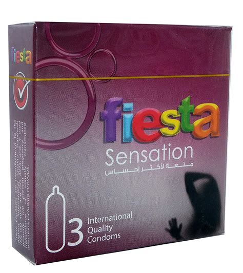 FIESTA SENSATION CONDOM 3PCS - واقي ذكري فييستا سينسيشن 3 قطع