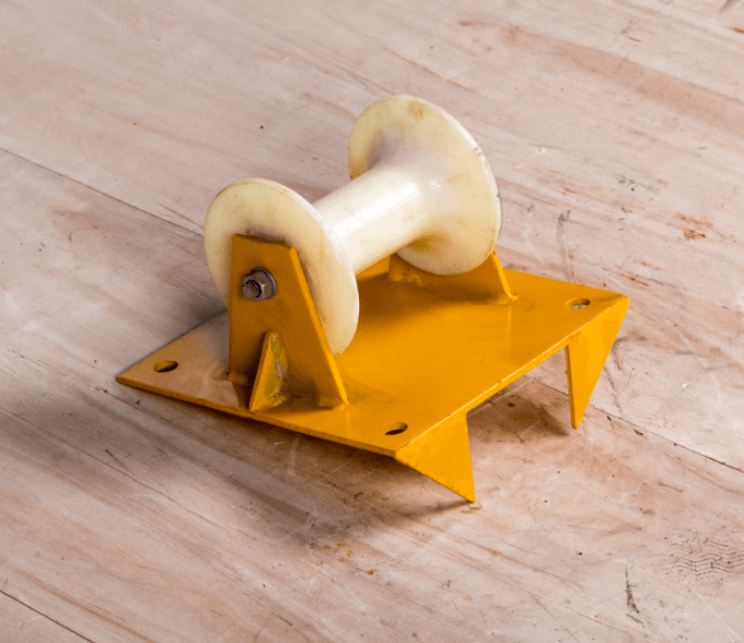 Nylon or aluminum wheel heavy duty cable rollers SHH dia 140*200mm for