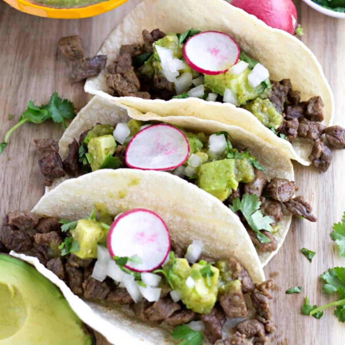 No Marinade Carne Asada Street Tacos Thai Caliente Mexican Recipes