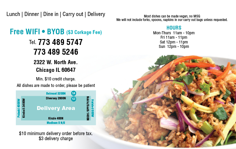 thai food chicago ave Evon Treadway