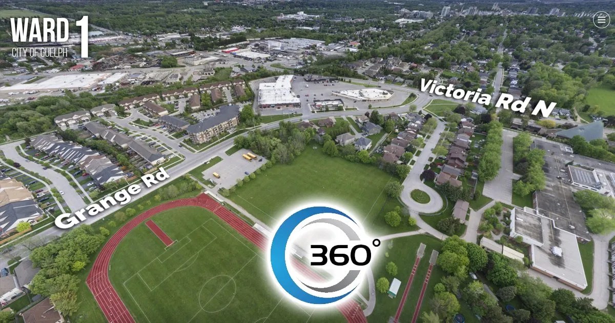 Guelph Ward 1, East End Guelph Vote Thai Mac Councillor Aerial Tour