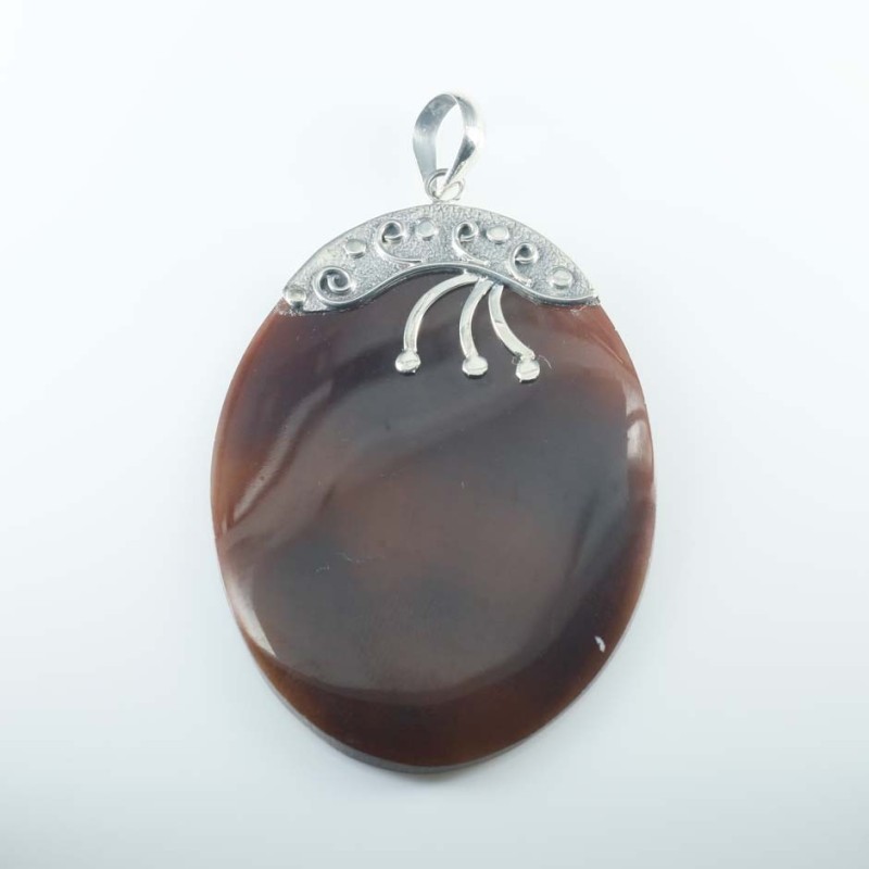 Pendant Lanz. Black MOP Shell
