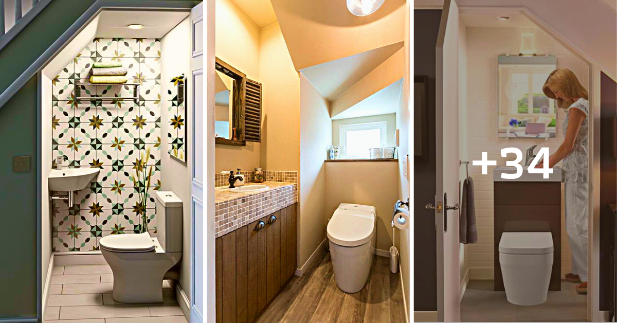 34 Brilliant UnderStairs Toilet Ideas