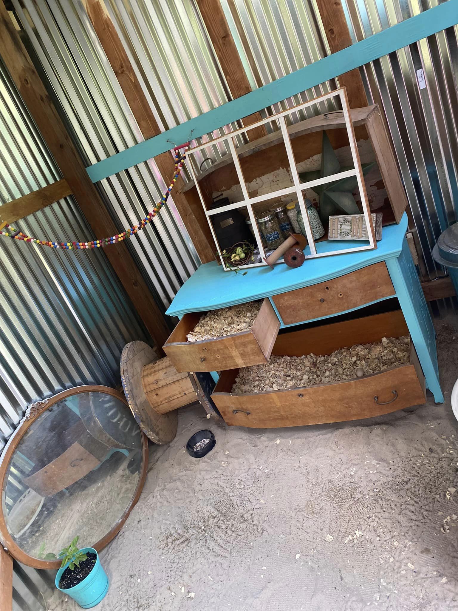 Affordable and EasytoBuild "Corrugated Metal Chicken Coop" Idea for