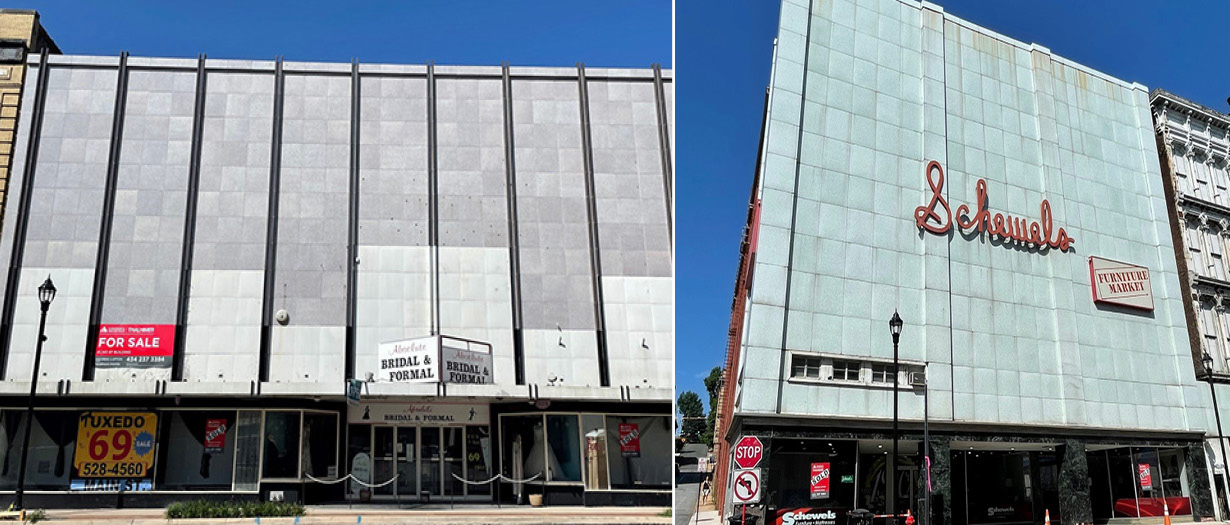 Former Leggett’s Department Store and Schewels Home on Main Street in Lynchburg Sold Thalhimer