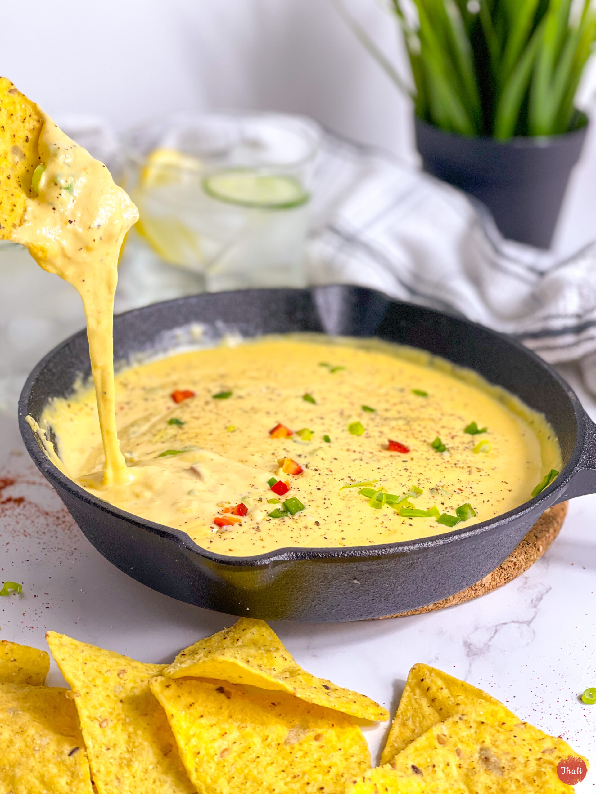 Queso Dip Thali