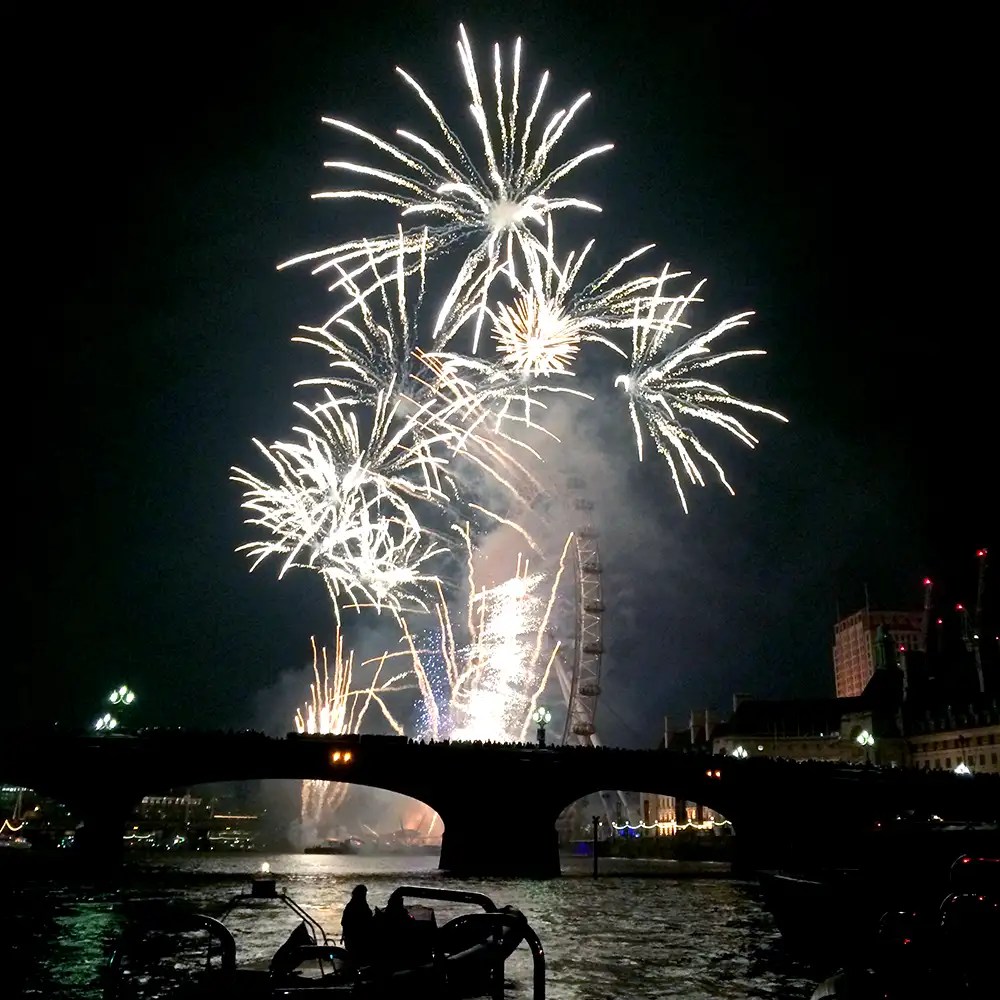 VIP Seats London NYE Fireworks Thames RIB Experience