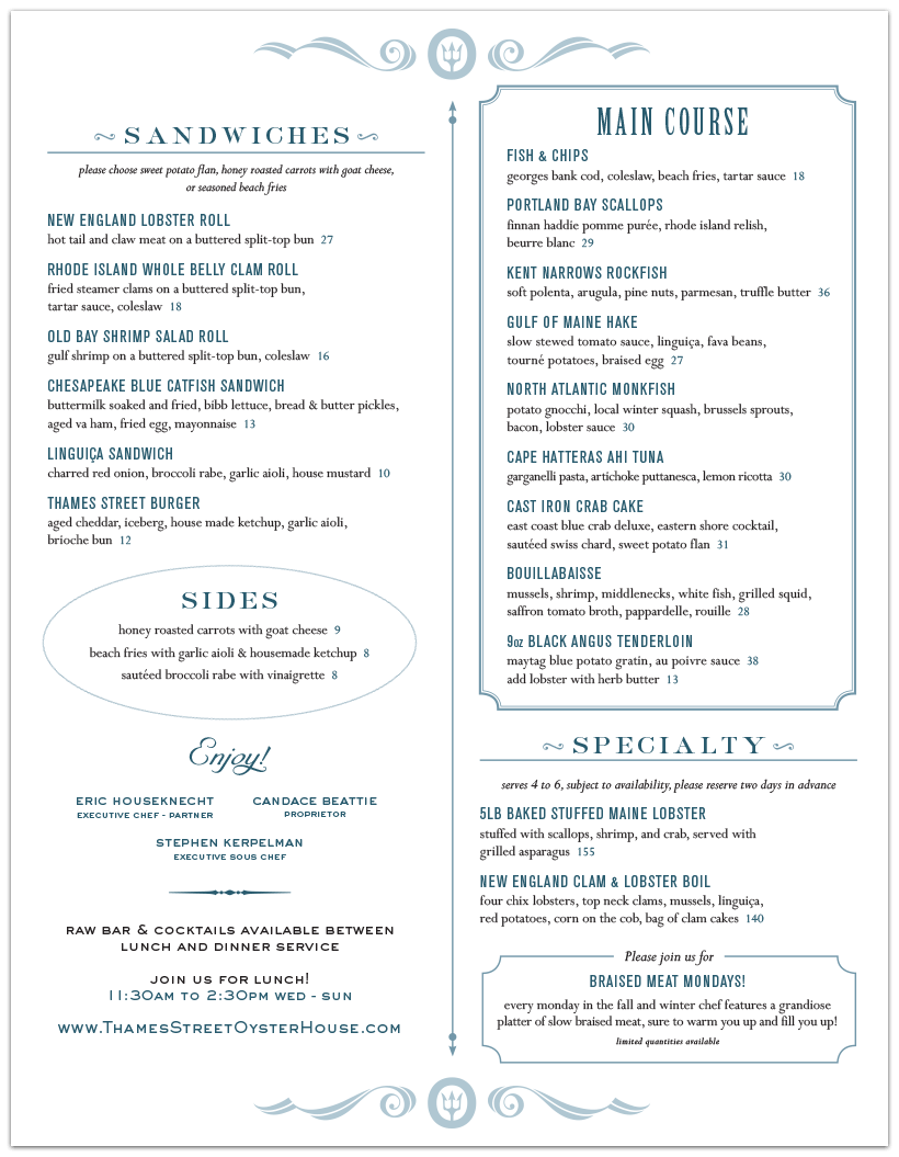 Thames Street Oyster House