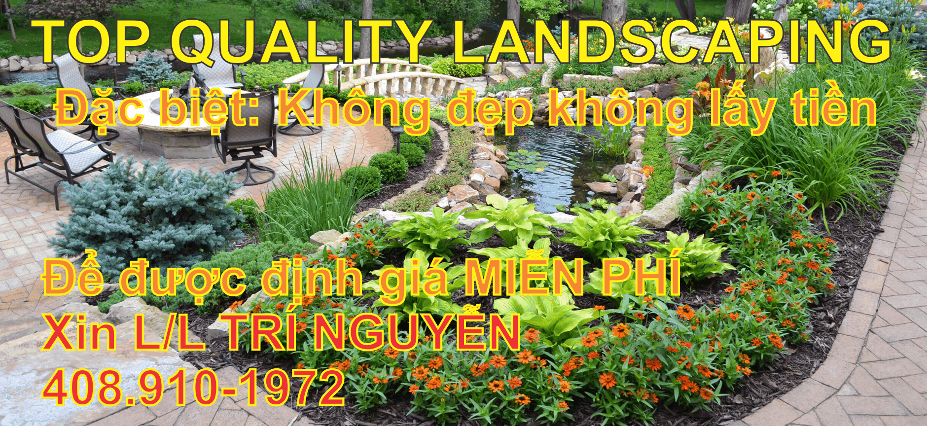 Top Quality Landscaping 408.910.1972 Thằng Mõ Weekly Magazine