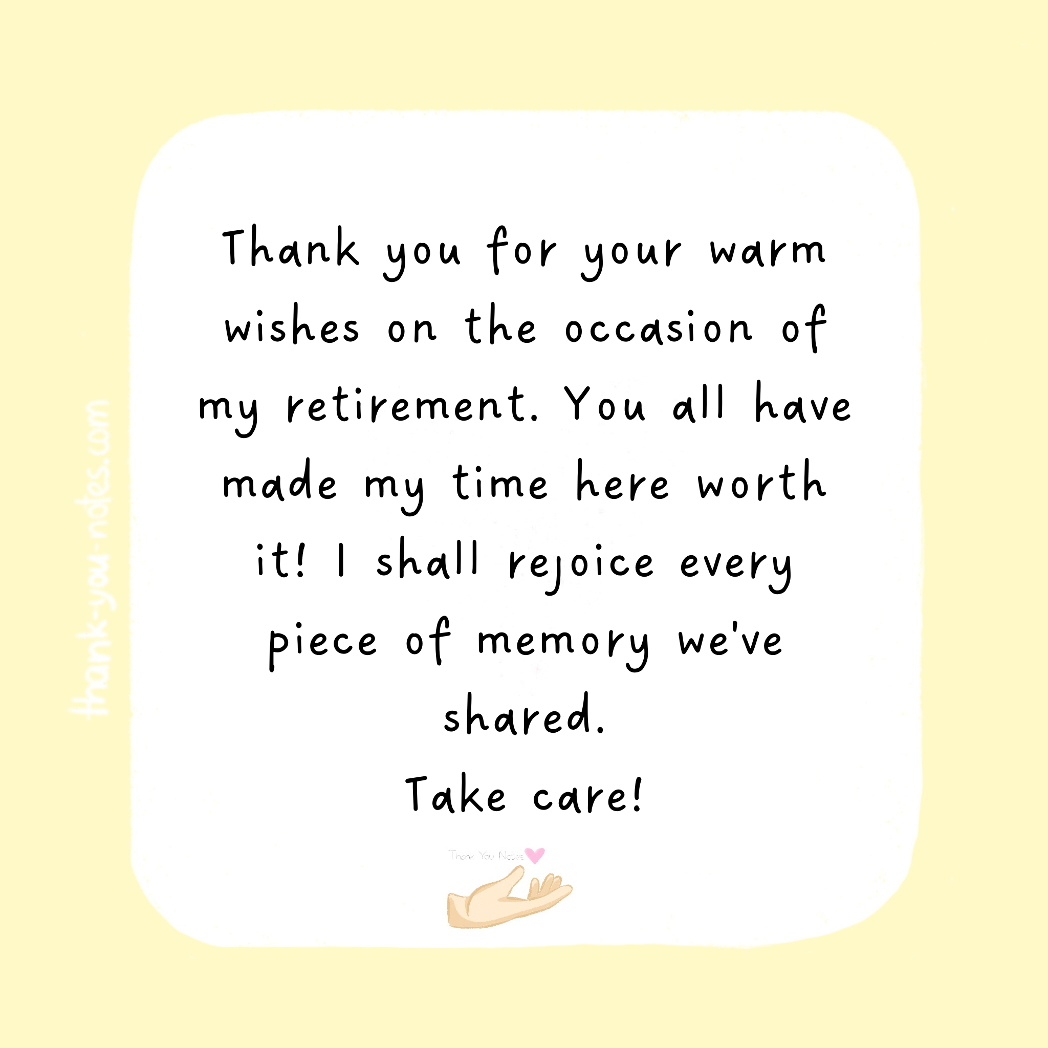 10+ Excellent Retirement Thank You Notes