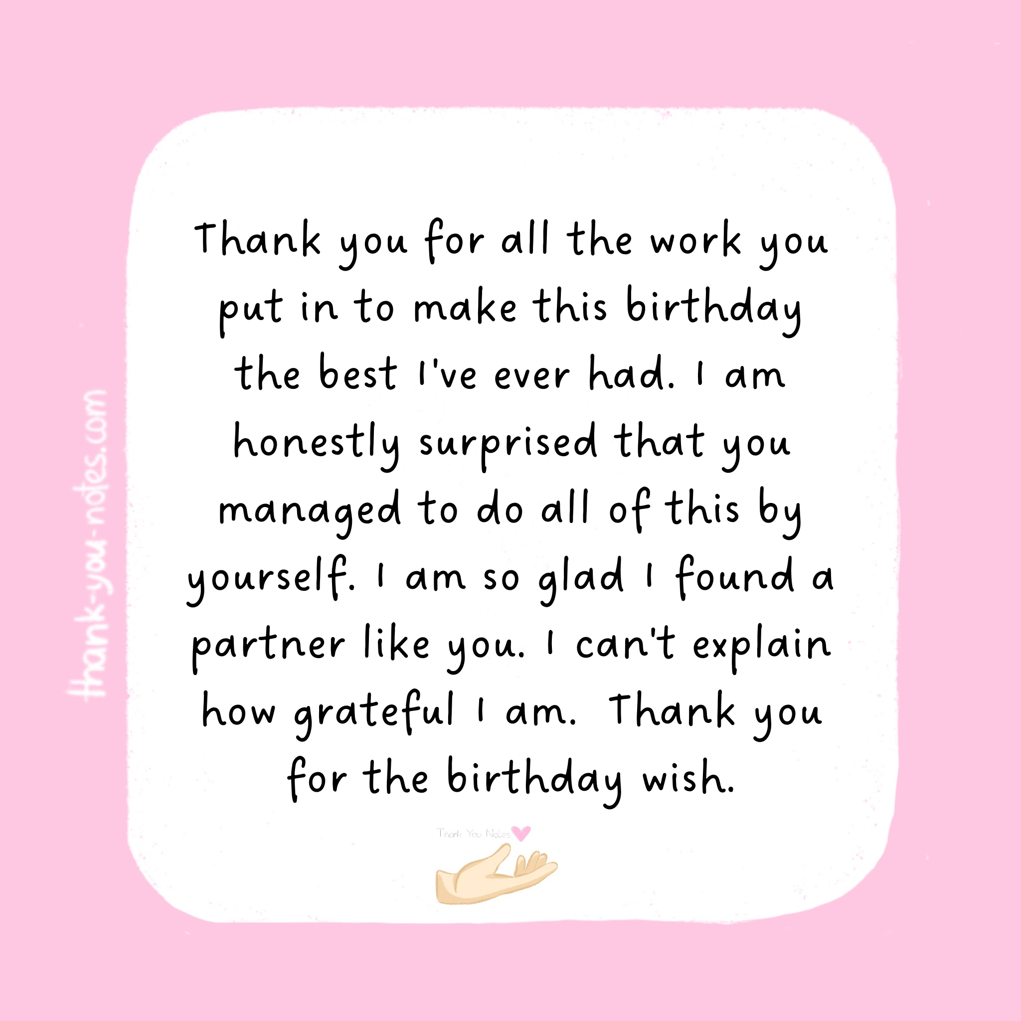 15+ Best 'Thank You For The Birthday Wish' Notes The Thank You Notes Blog