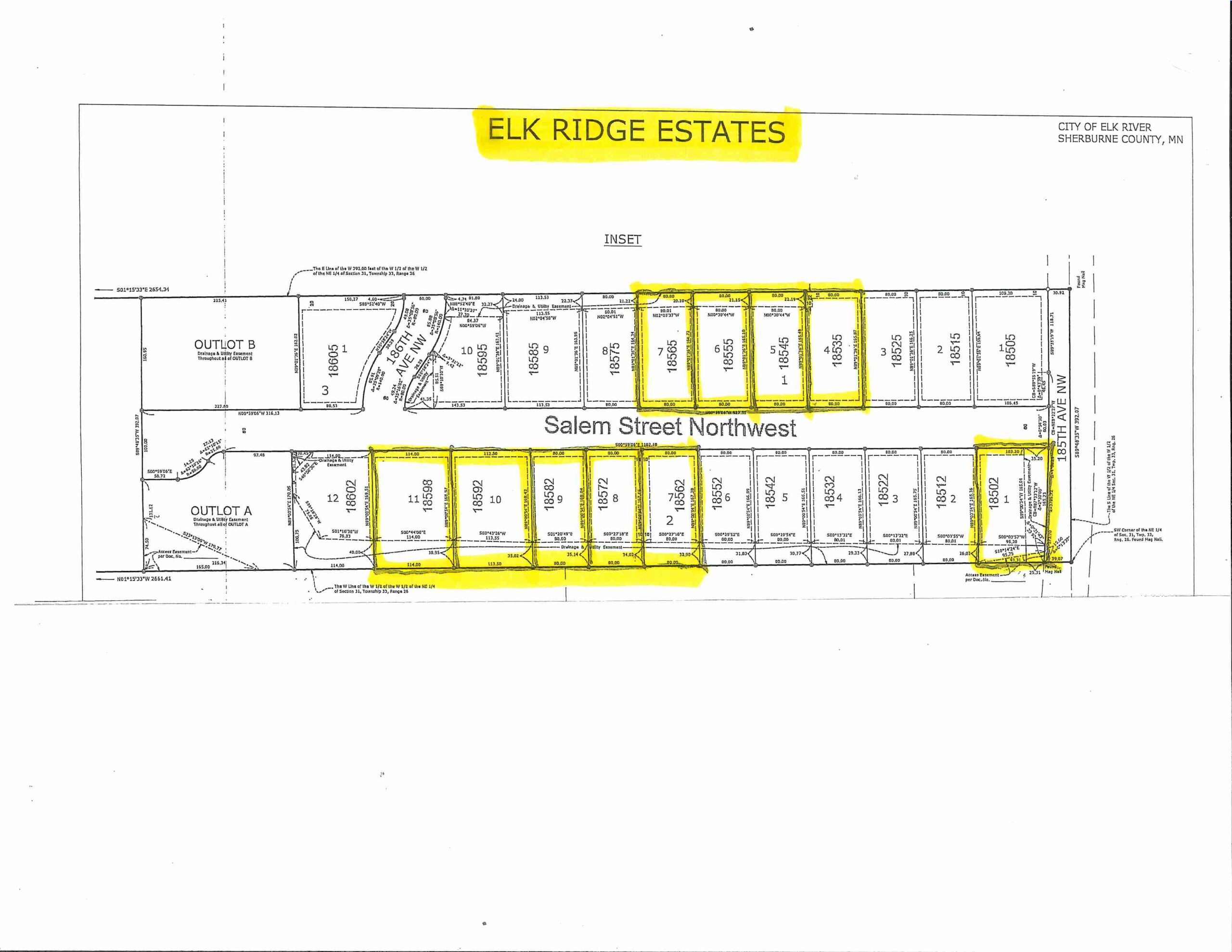 Elk Ridge Estates Elk River TH Construction of Anoka