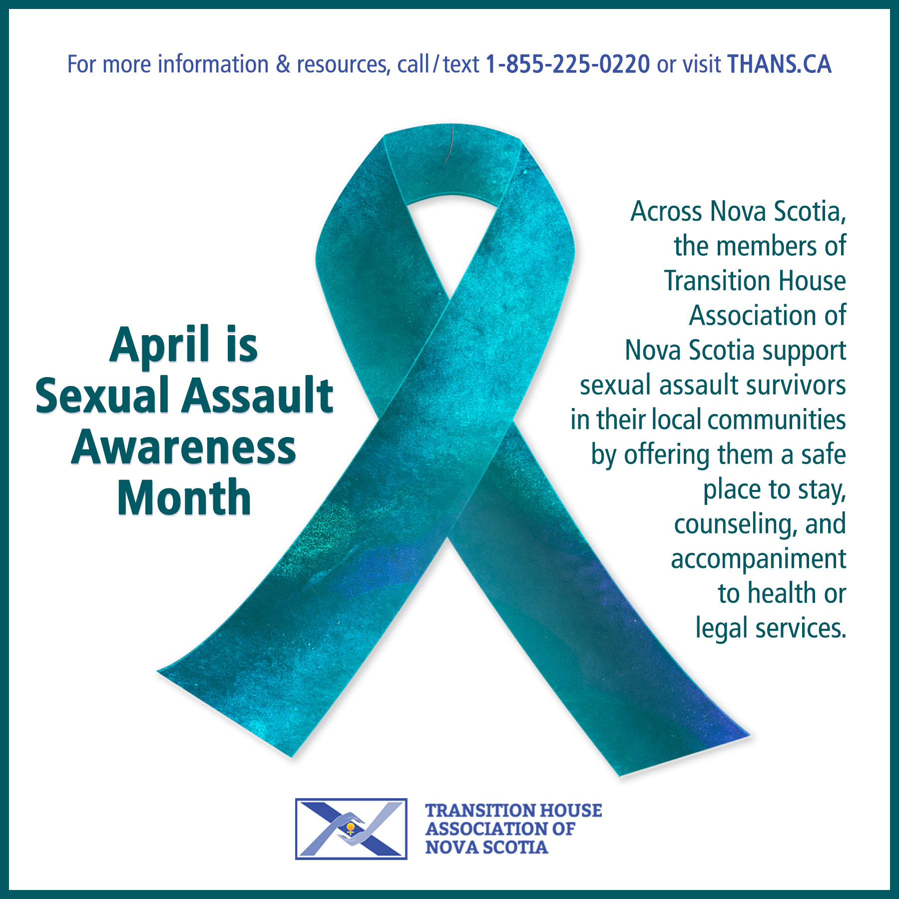 April is Sexual Assault Awareness Month Transition House Association