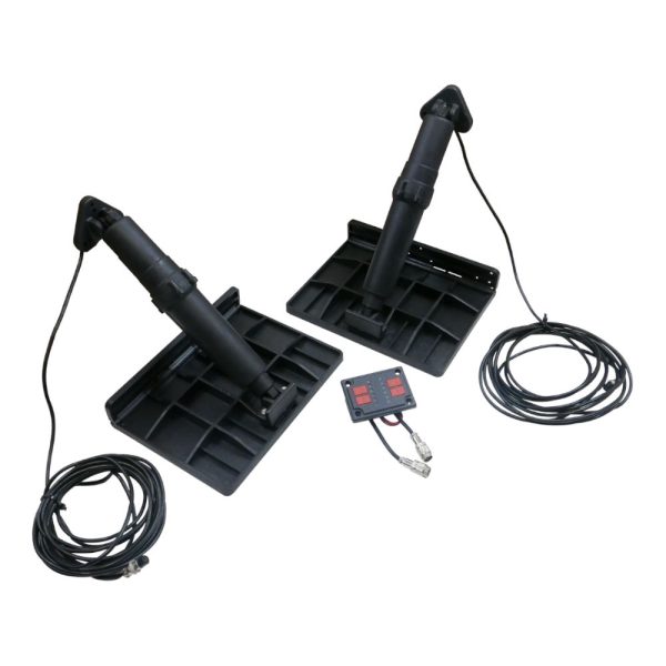 Electric Trim Tab System 9" x 12" (pair) with 10m cable and Control