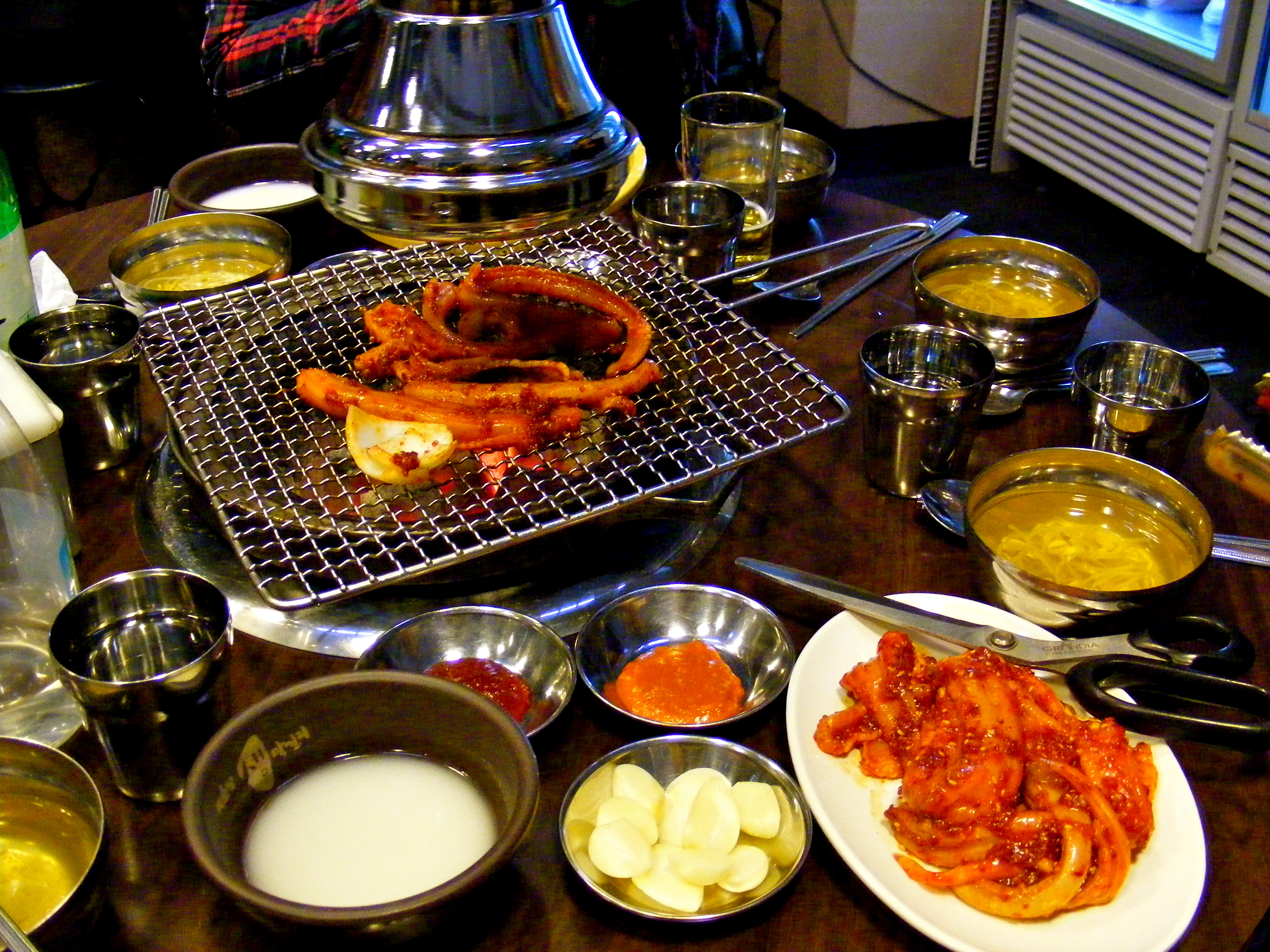 Eel on the Grill A traditional Korean dish