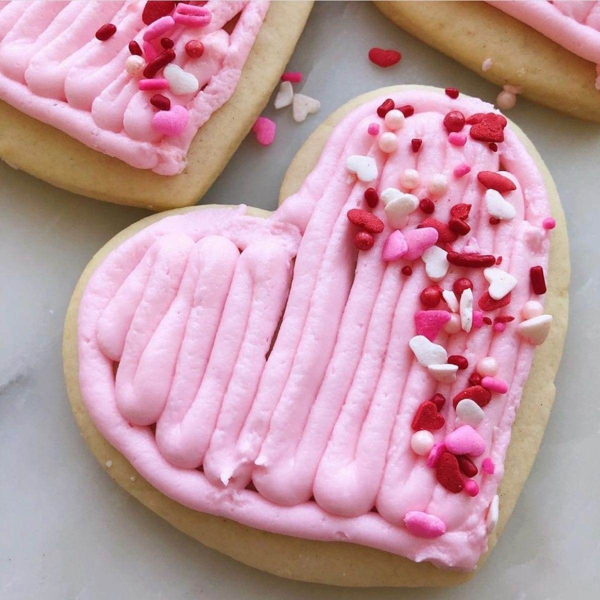 Valentine Sugar Cookies That Bread Lady