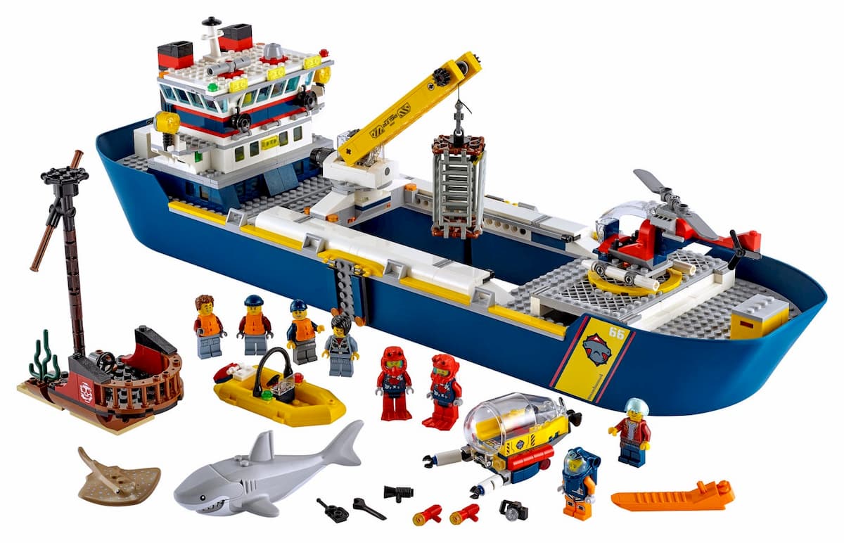 LEGO City 60266 Ocean Exploration Ship Review That Brick Site