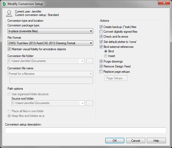 Use the DWG Convert to save DWG files to an earlier version in IntelliCAD