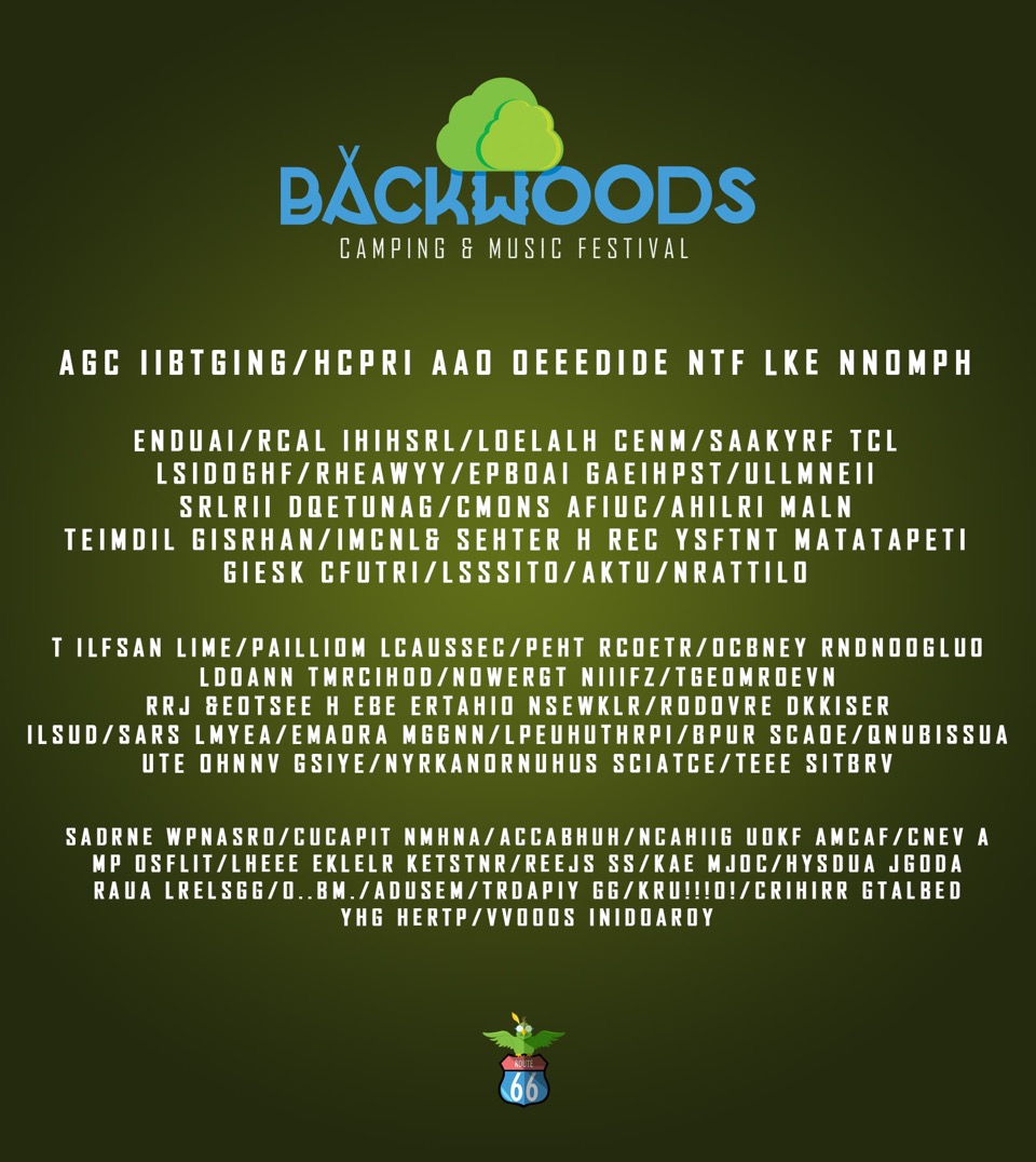 Think You Have What It Takes To Unscramble This Music Festival Lineup?