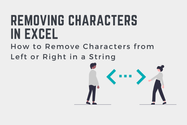 Excel Remove Characters from the Left or Right of a String