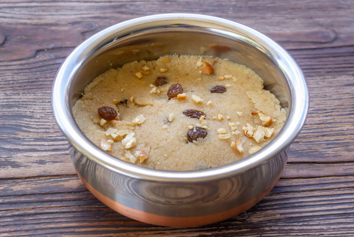 Suji Halwa Fiji Style with Almonds & Orange Rind That Fiji Taste