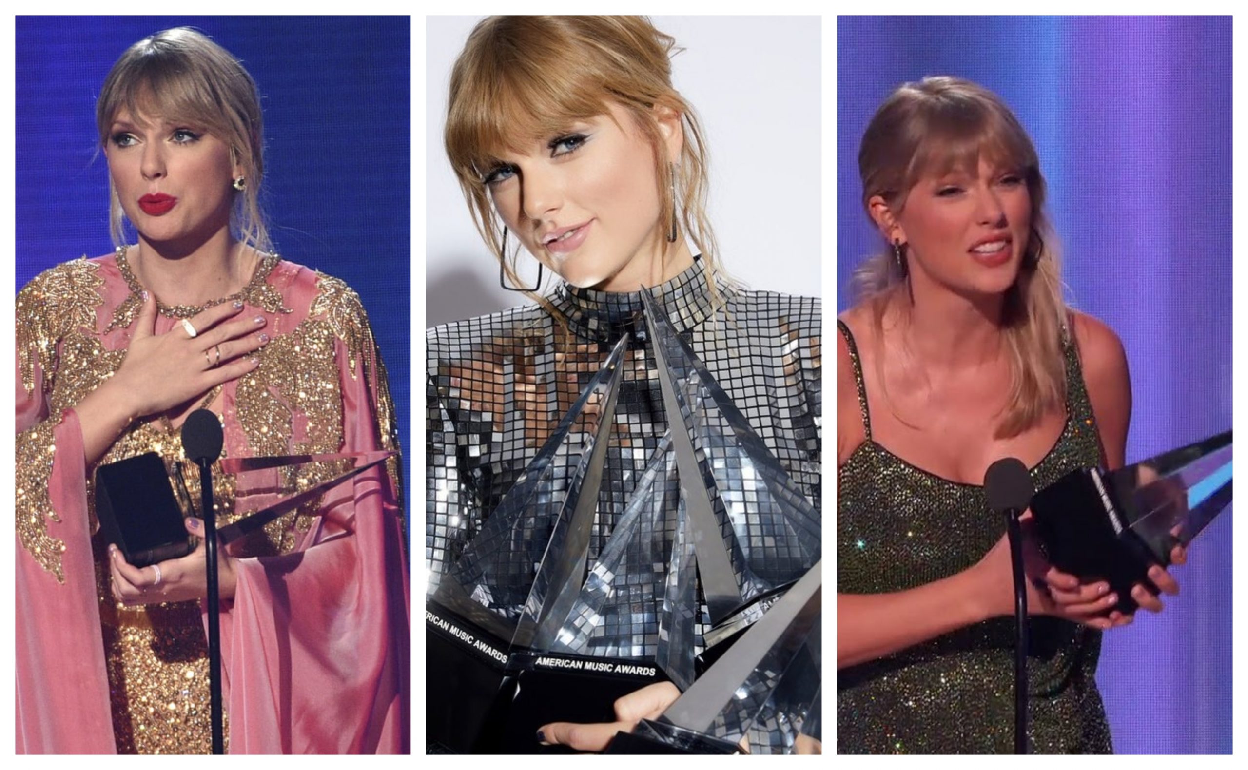 Taylor Swift Extends Record as AMAs MostDecorated Act With 2 Wins at