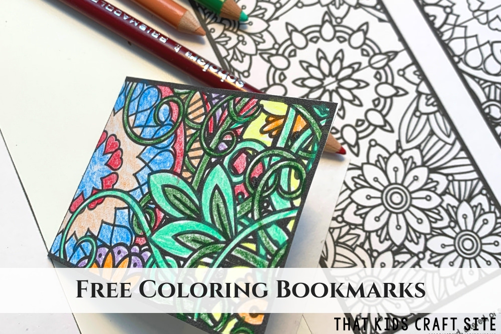 Free Printable Bookmarks to Color That Kids' Craft Site