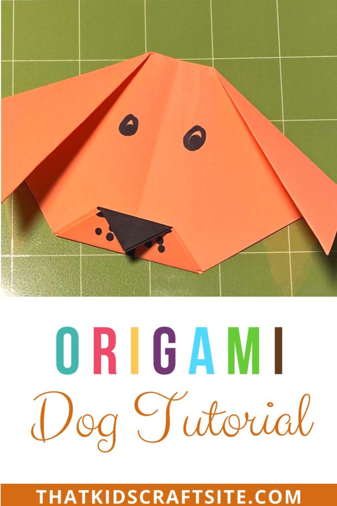 Origami Dog Tutorial That Kids' Craft Site