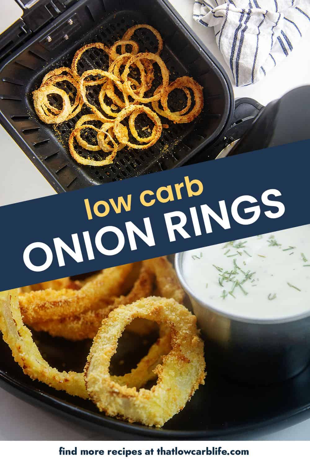 Easy Air Fried Keto Onion Rings That Low Carb Life